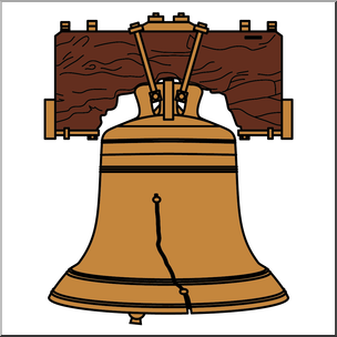 304x304 Clip Art Liberty Bell Color I Abcteach