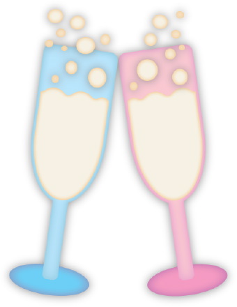 340x440 Bell Clipart Wedding Glass