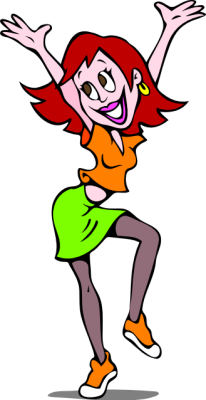 206x400 Dancer Clipart Animated