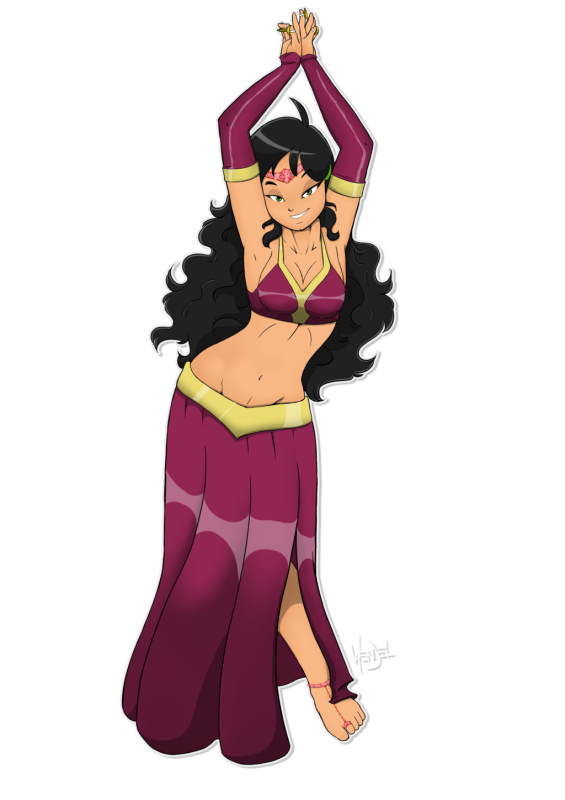 565x800 Belly Dance Clip Art
