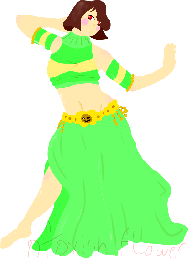 602x828 Chara Bellydancer By Foxishflower