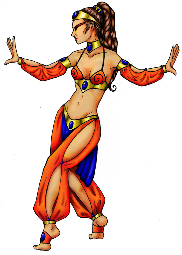 600x840 Circus Design Belly Dancer By Moonbeamfluff