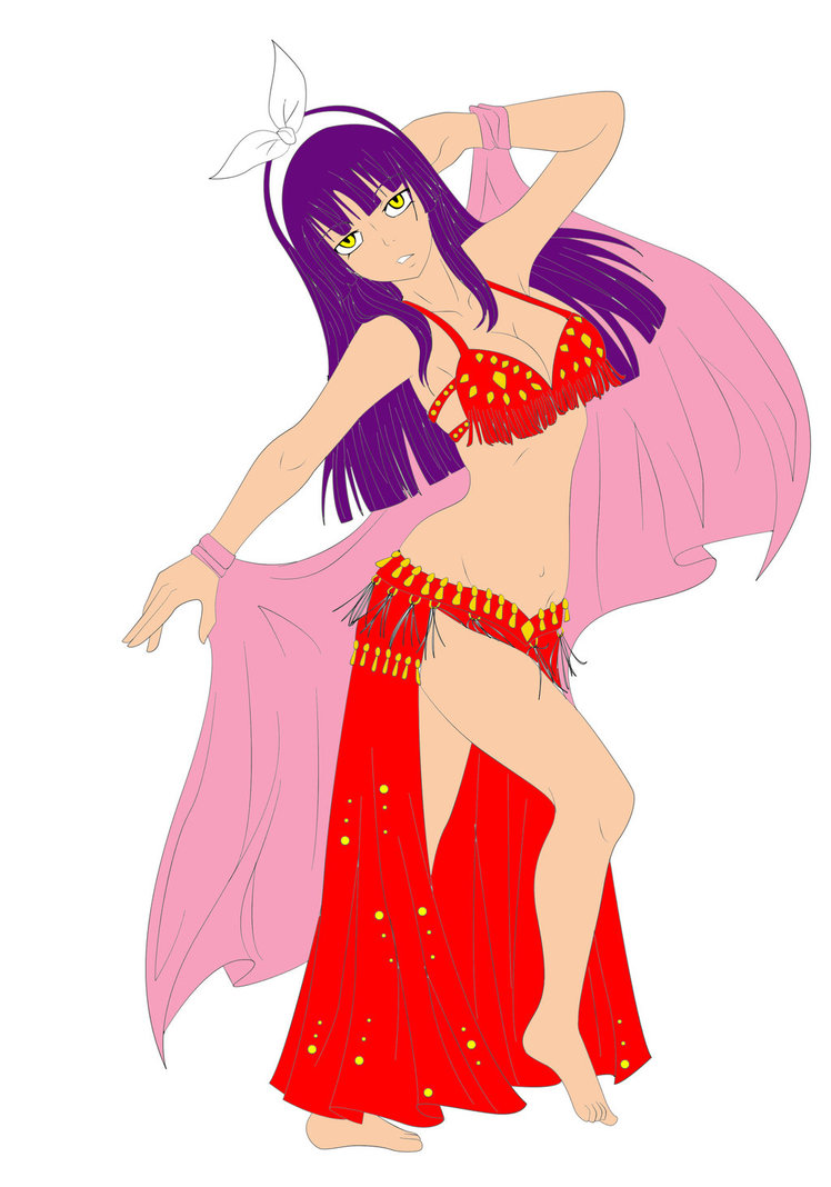 748x1068 Kagura The Belly Dancer By Davontewagner