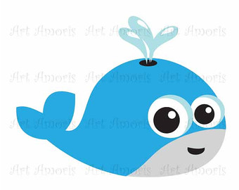 340x270 Blue Whale Clip Art Etsy