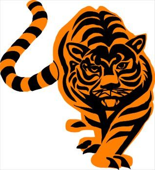 318x350 Tiger Paw Clip Art Cool Tiger Clipart) Tiger Paws