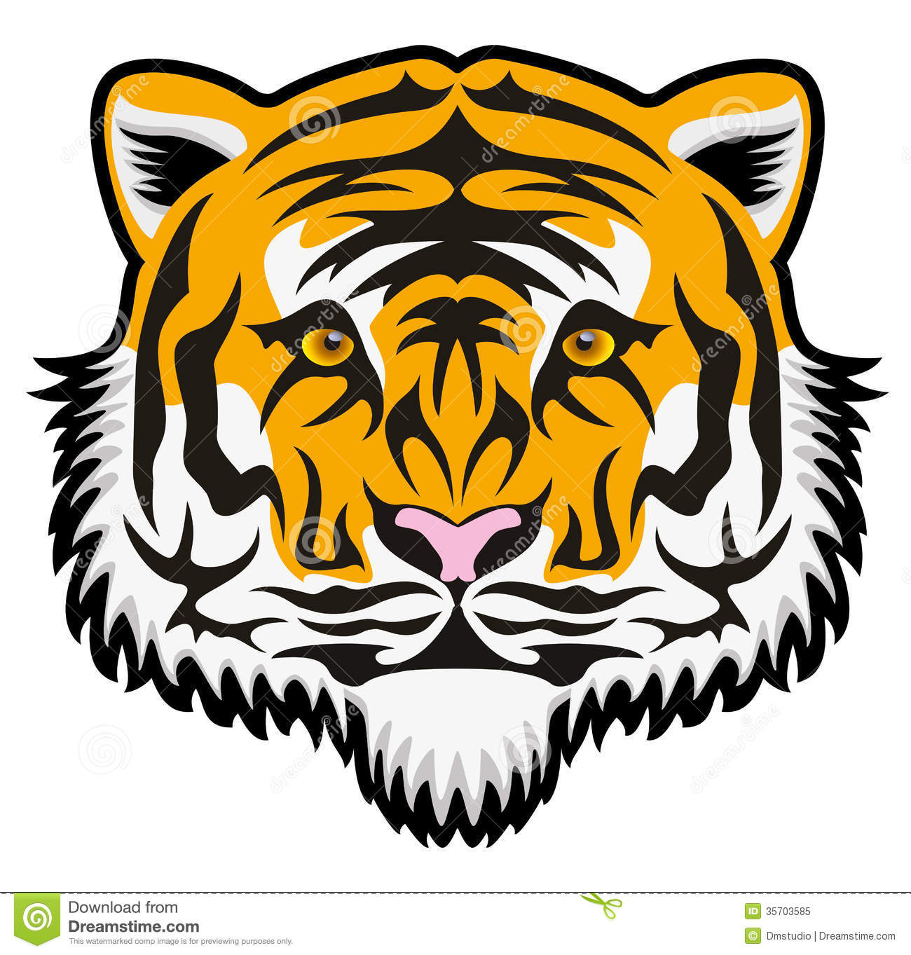 1300x1363 Bengal Tiger Face Clipart