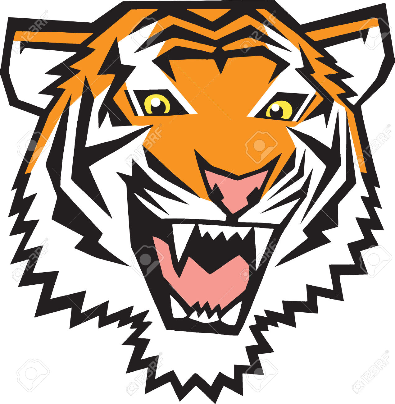 1272x1300 Bengal Clipart Tiger Head