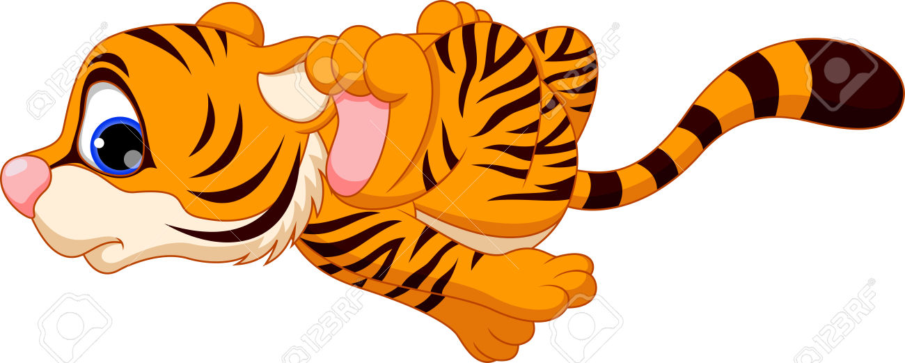1300x521 Bengal Clipart Baby Tiger
