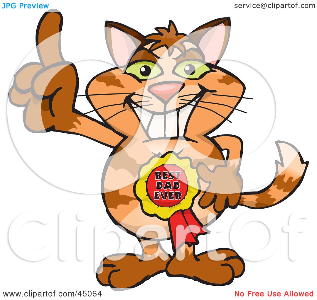 1080x1024 Royalty Free (Rf) Clipart Illustration Of A Ginger Cat Character