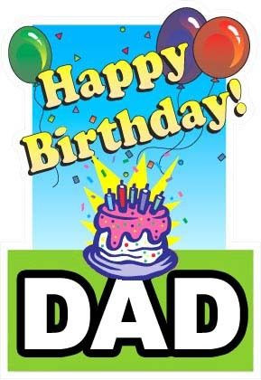 289x420 Happy Birthday Daddy Clipart