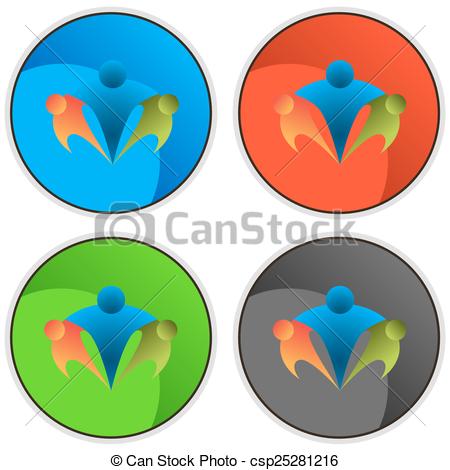 450x470 An Image Of A Best Friend Network Icon. Vector Clip Art