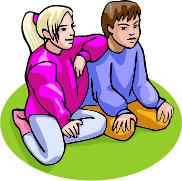 363x361 Beautiful Friends Clip Art