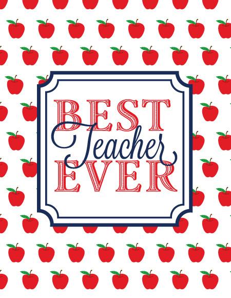 450x580 Best Teacher Ever Greeting Card Ann Page Retail