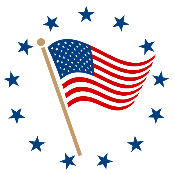 600x600 Free American Flag Clip Art Clip Art, Flags And Craft