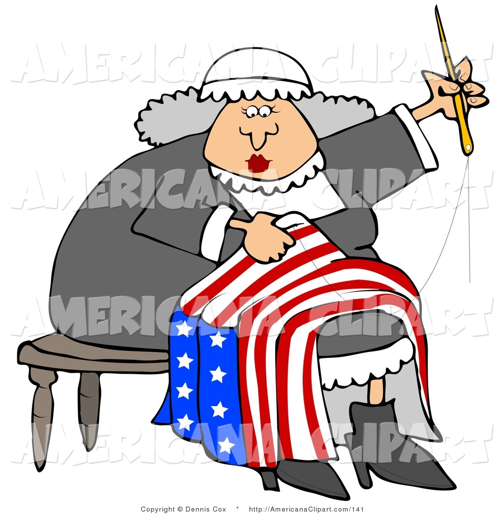 1024x1044mericana Vector Cliprt Ofn Elderly Betsy Ross Sitting On