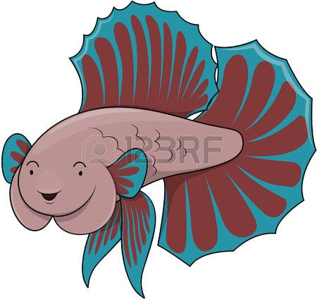 450x424 Clip Art 191 Betta Fish Stock Vector Illustration And Royalty Free