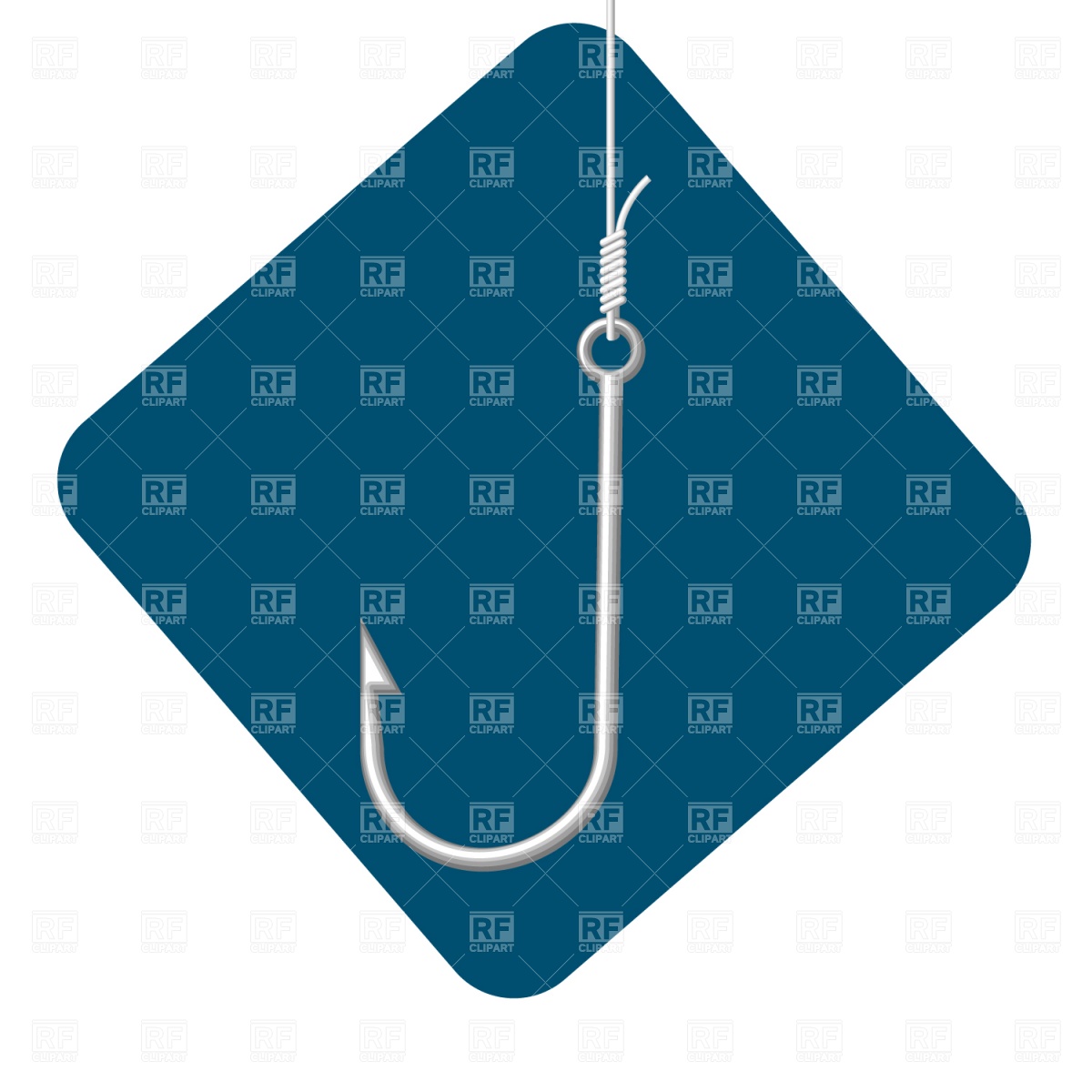 1200x1200 Tropical Fish Outline Royalty Free Vector Clip Art Image