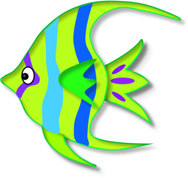 370x350 Tropical Fish Clipart Angel Fish