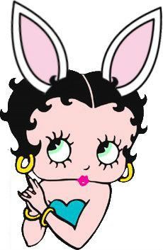230x353 Betty Boop Easter Clip Art
