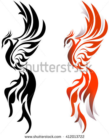 368x470 Phoenix Tattoos Clipart Shutterstock