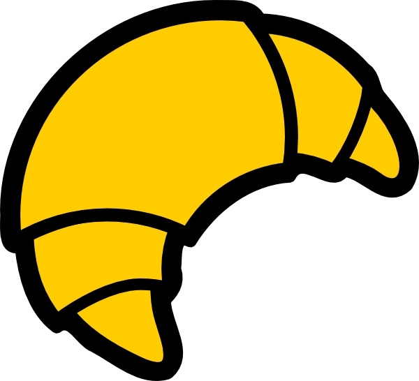 600x546 Croissant Clipart