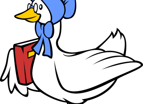 480x350 Goose Clipart