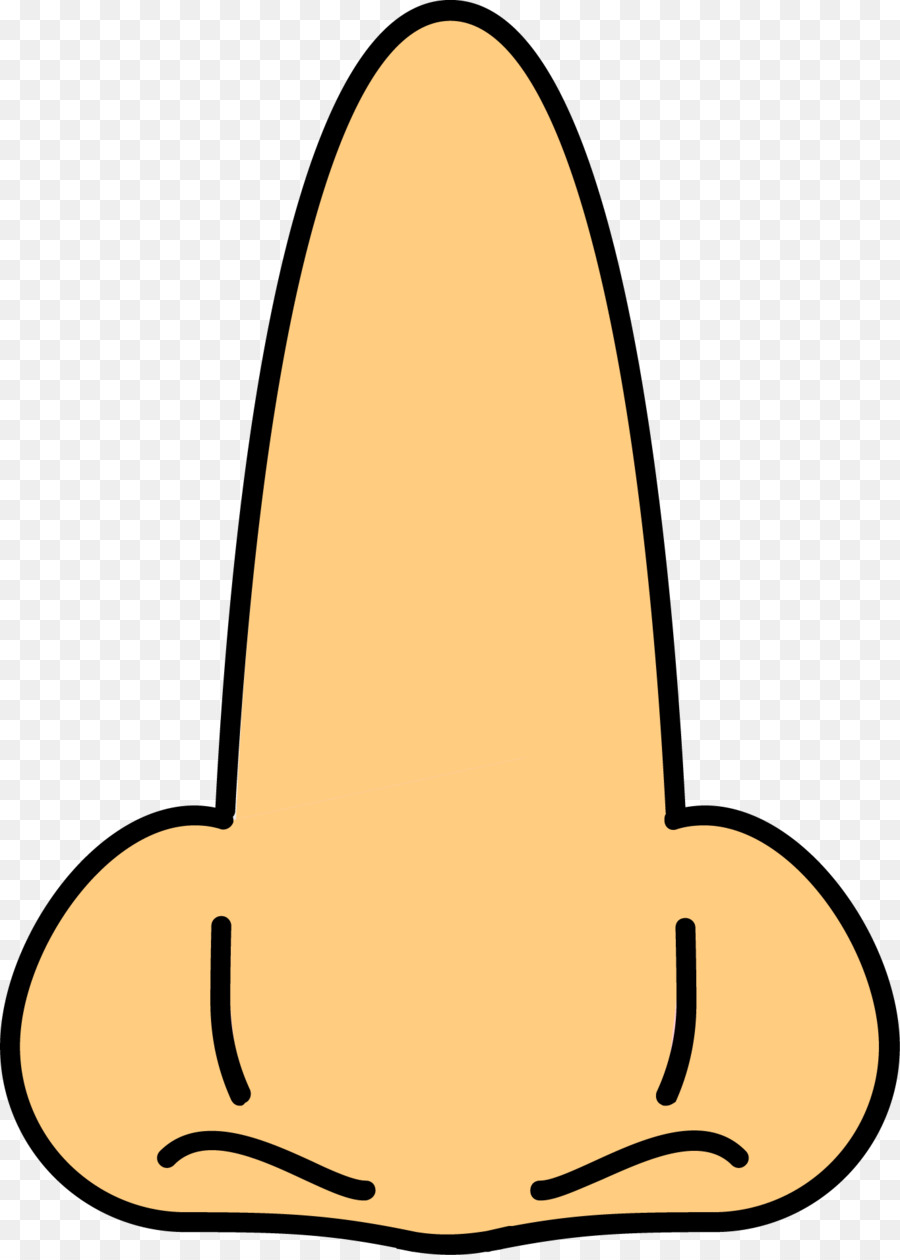 900x1260 Yellow Nose Hat Clip Art