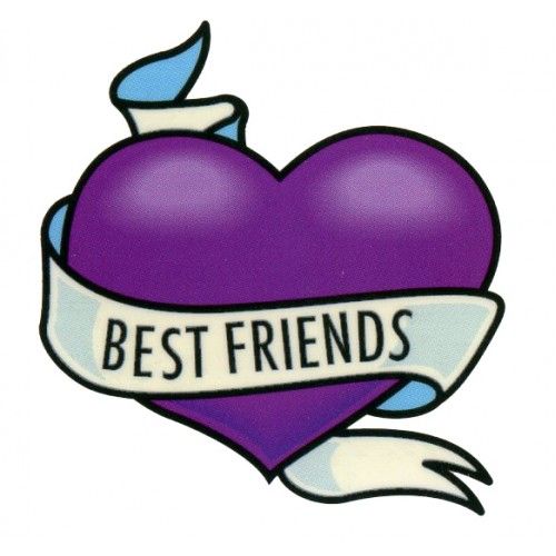 500x500 Purple Friends Clipart