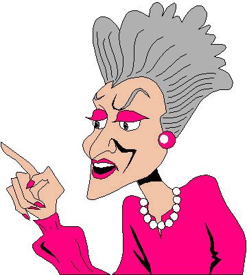 360x400 Gigloqic Old Lady Cartoon Clip Art