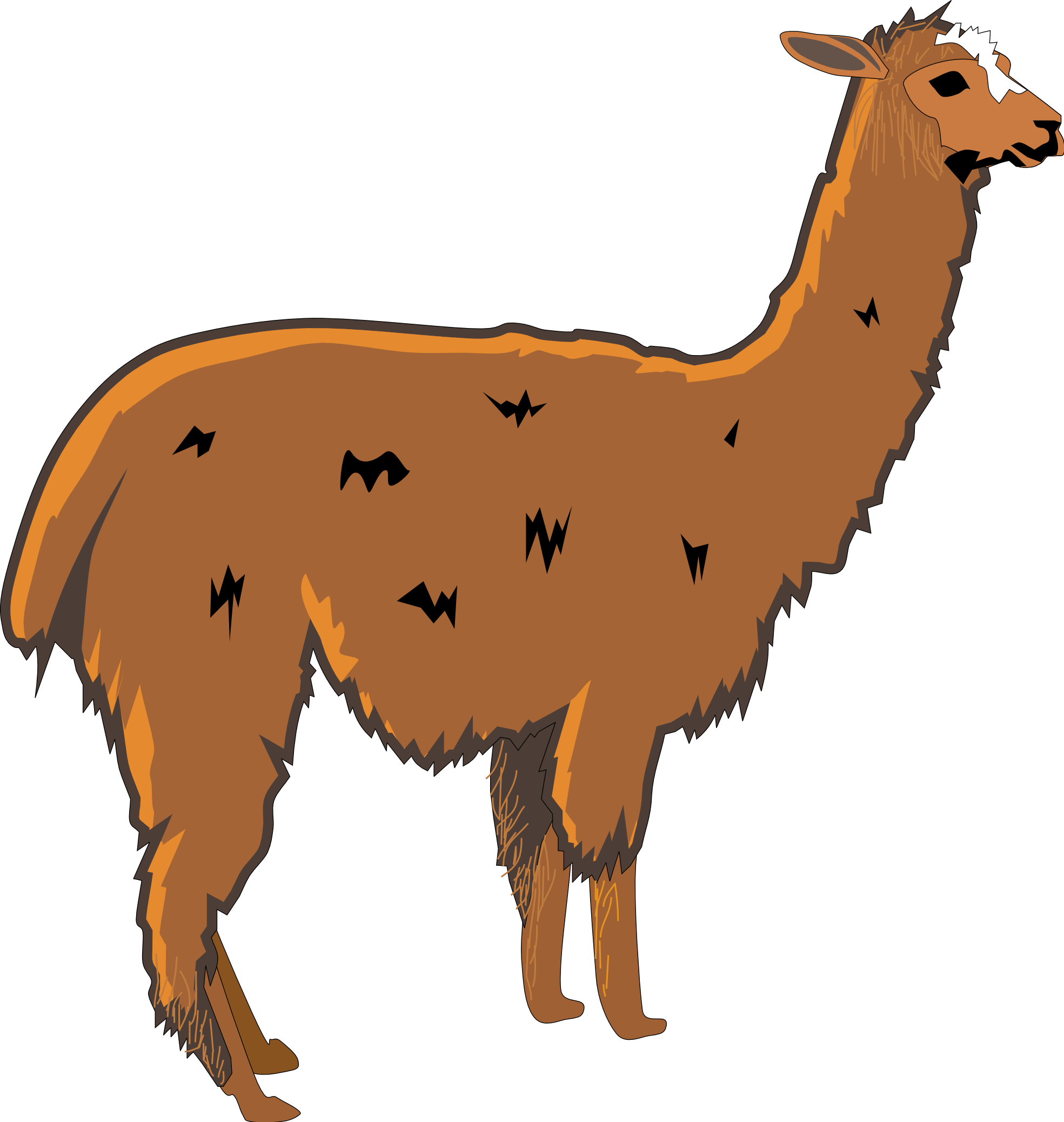 1969x2076 Llama Clipart Collection
