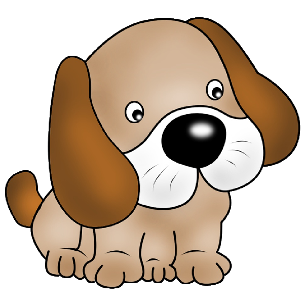 600x600 Puppy Pictures Of Cute Cartoon Puppies Clipart Image 1