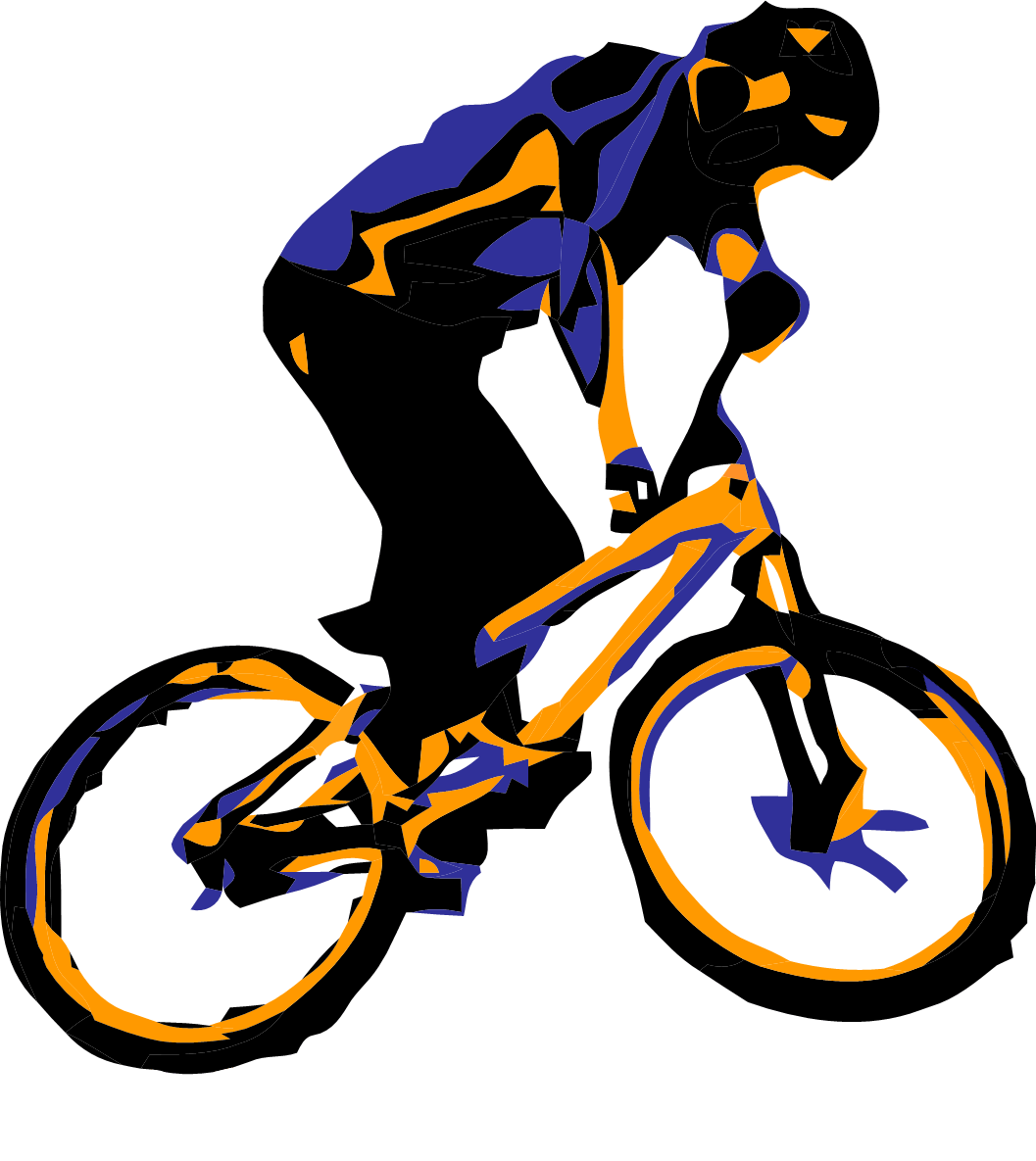 1057x1185 Bike Clipart Images Black And White