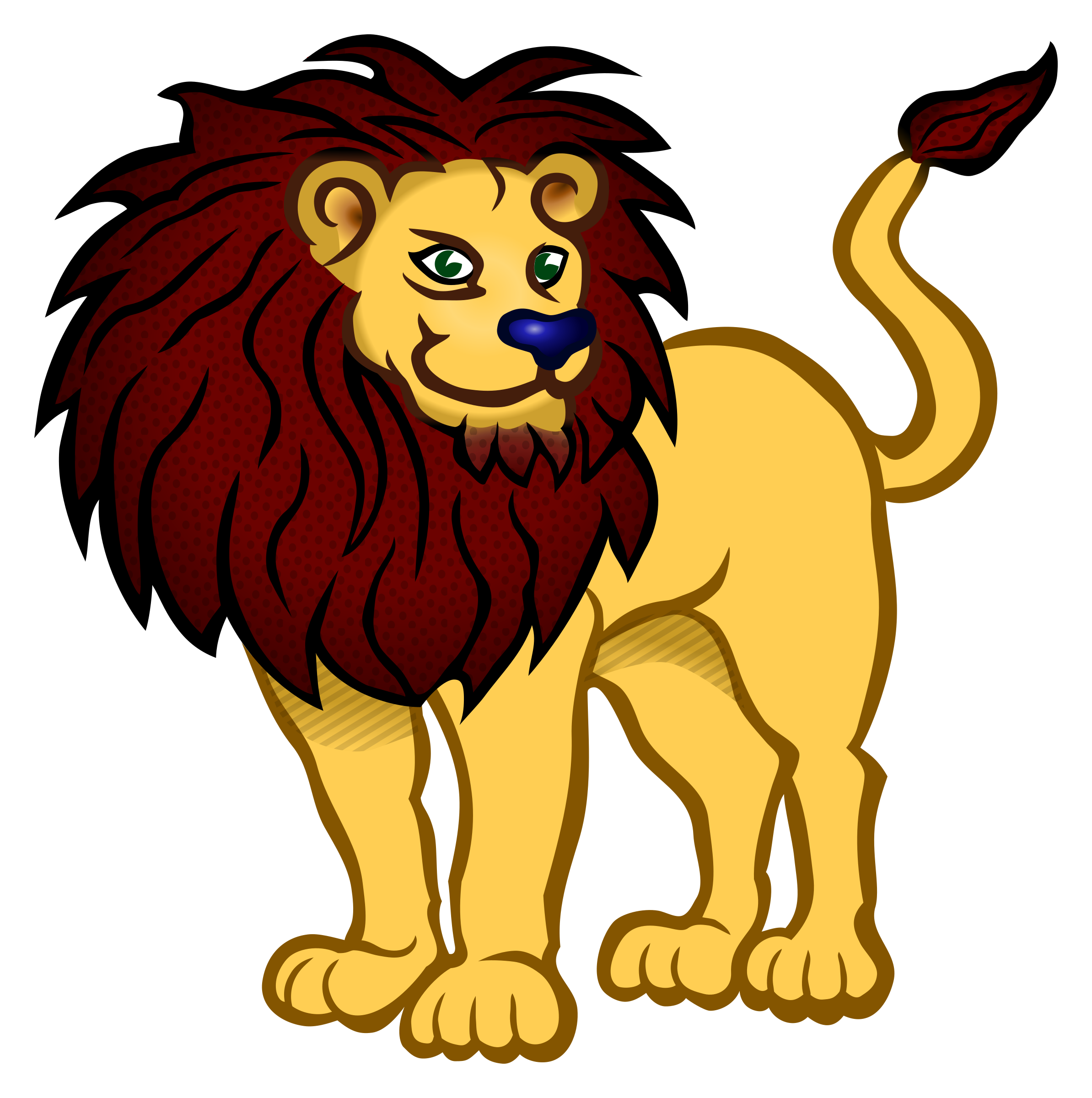 2387x2400 Clip Art Clip Art Of Lion
