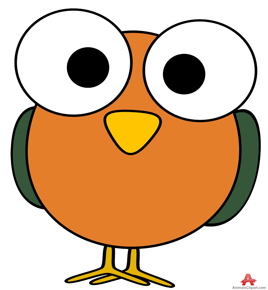 923x999 Funny Bird With Big Eyes Free Clipart Design Download