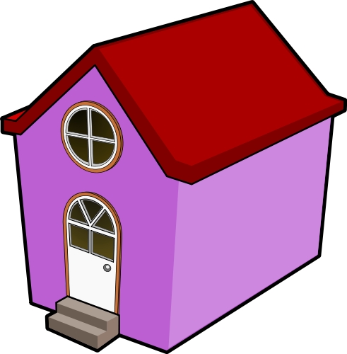 491x500 Free House Clipart