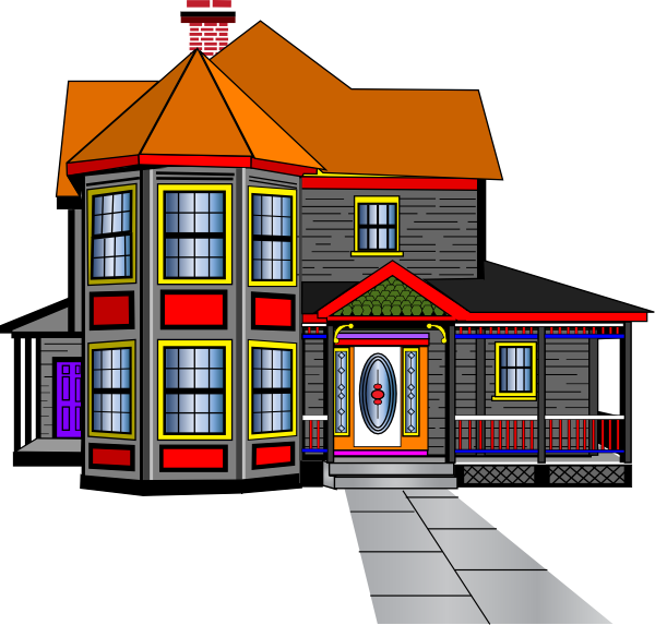 600x573 Big House Clipart