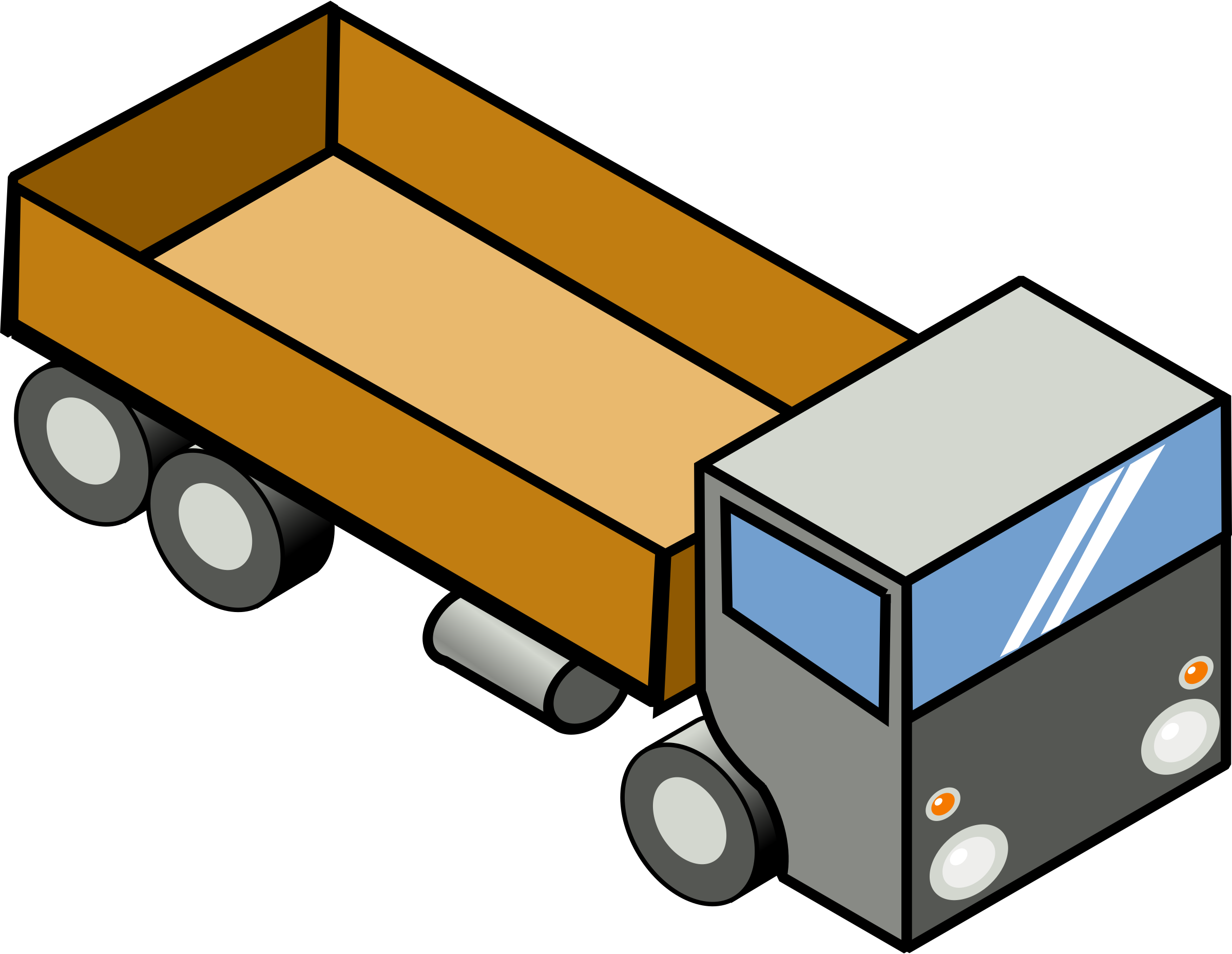 2400x1858 Truck Clip Art Images Black