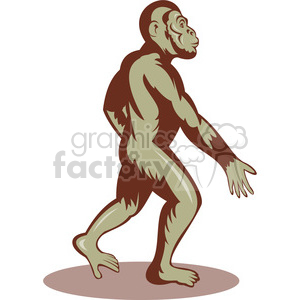 300x300 Royalty Free Bigfoot Image 388627 Vector Clip Art Image