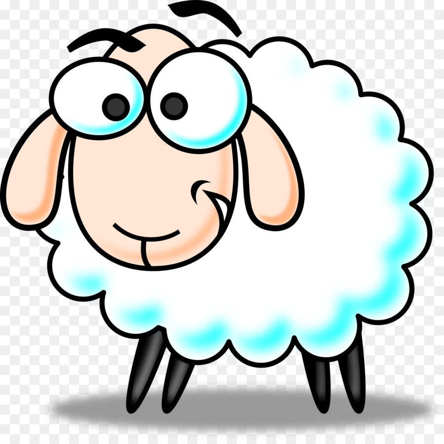 900x900 Sheep Cartoon Clip Art