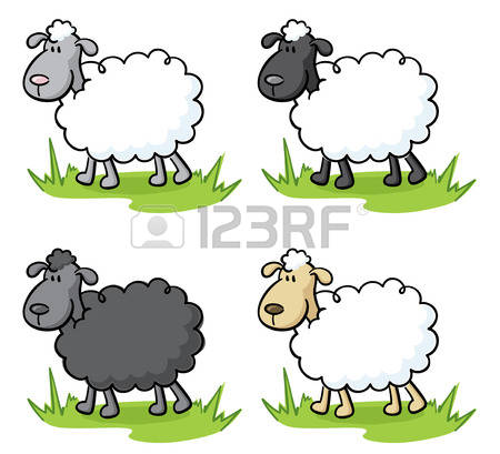 450x409 Little Sheep Clipart
