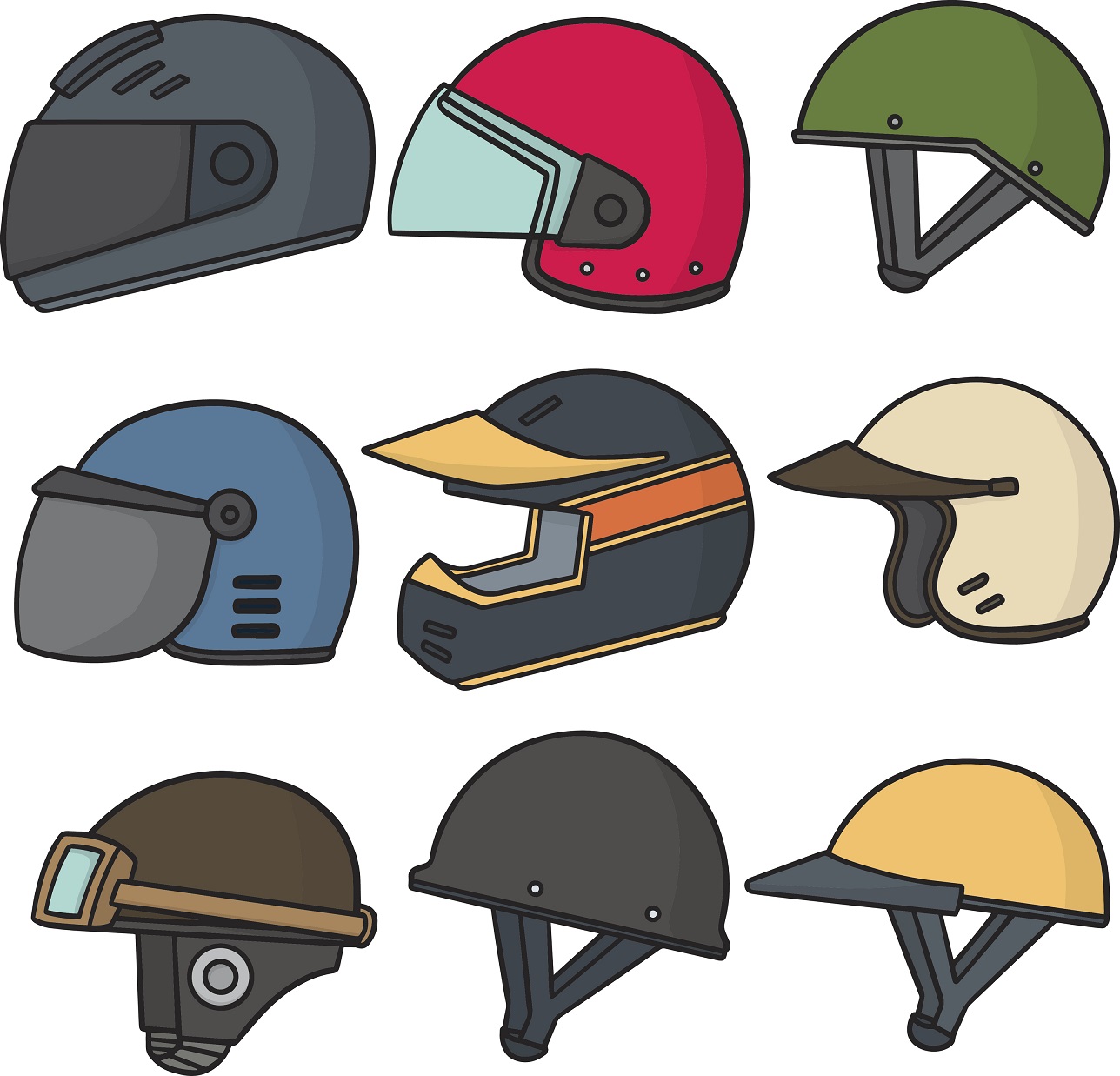 1288x1237 Motorcycle Helmet Types And Safety Features For Ohio Motorcyclists