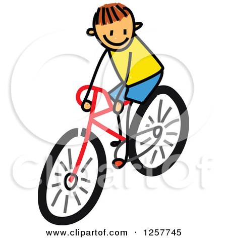 450x470 Royalty Free (Rf) Bike Riding Clipart, Illustrations, Vector