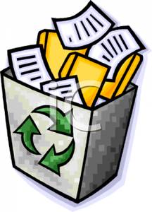 216x300 Recycle Paper Clipart