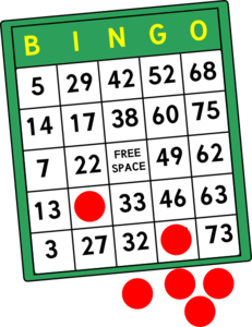 231x300 Bingo Cards Clip Art