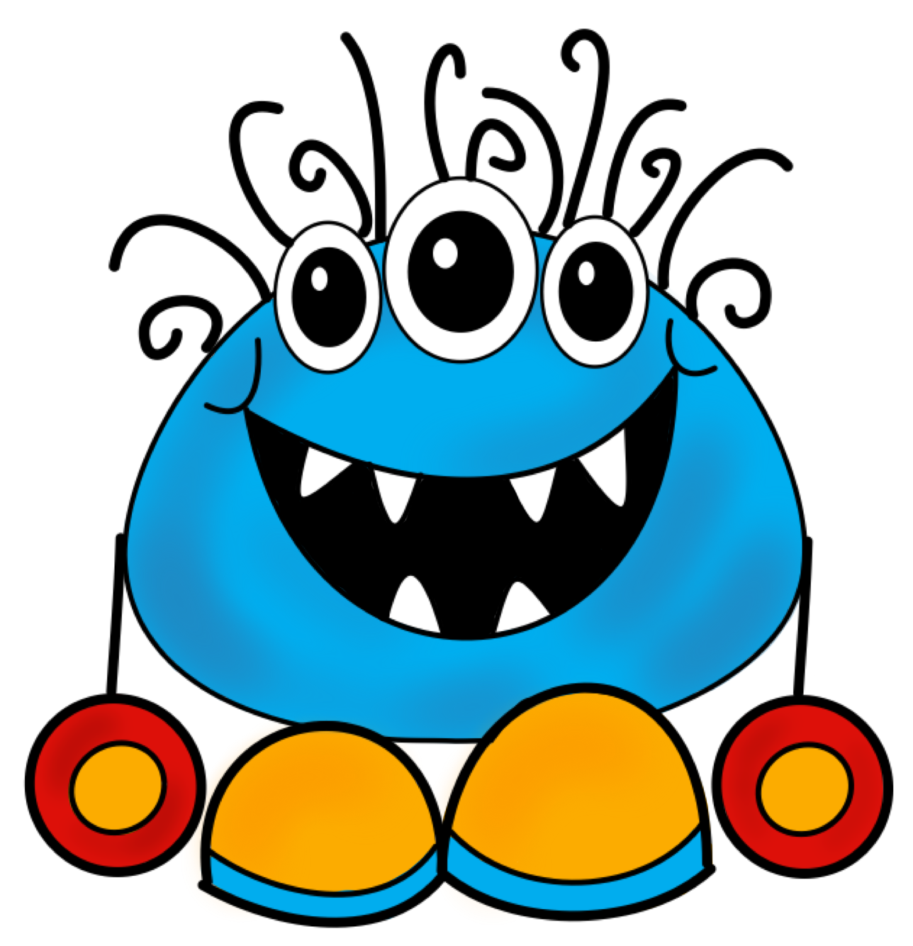 1288x1334 Ch B Monster Clip Art Cartoon Free Clipart Images Clipart