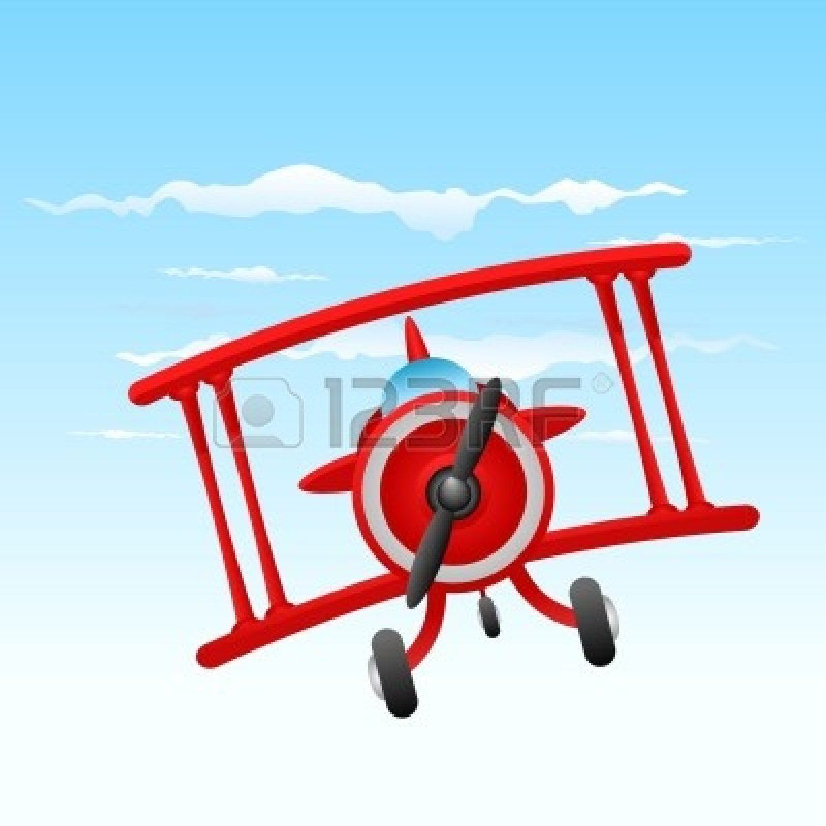 1200x1200 Red Biplane Clipart Blue Biplane Clipart Vintage Ck Theme