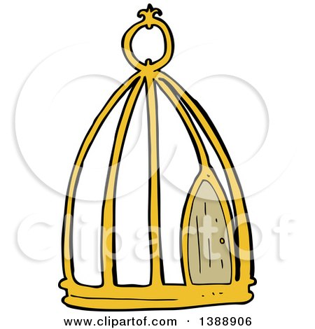 450x470 Clipart Vintage Black And White Antique Bird Cage 2