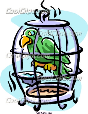 294x383 Pet Bird Cage Clipart