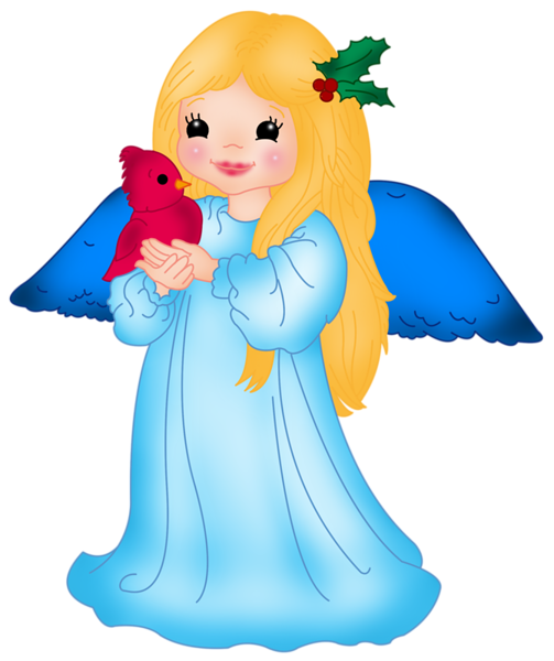 503x600 Blue Little Angel With Bird Png Clipart Bautizo Para