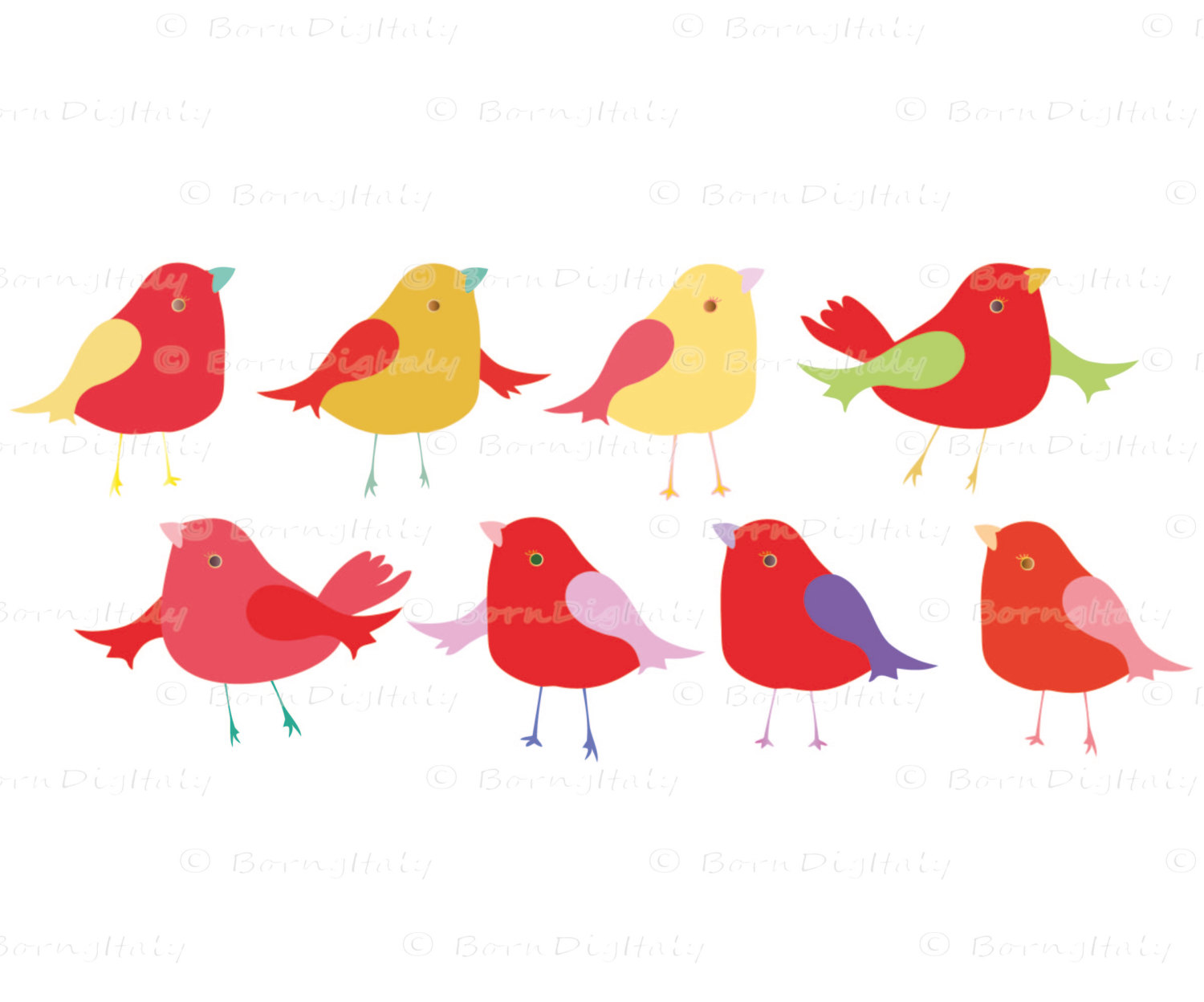 1500x1248 Cute Birds Clipart Bird Graphics Little Bird Clip Art Kids